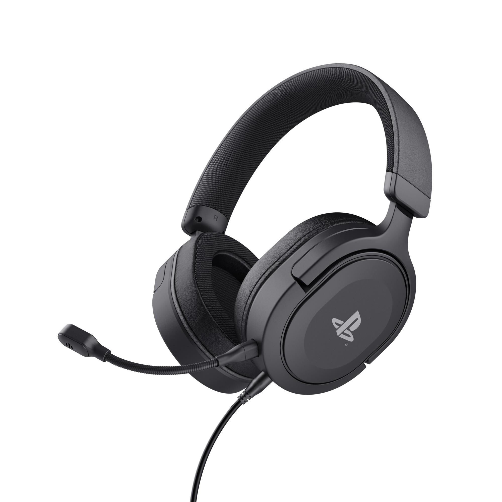 Forta GXT Over-ear für Gaming PS5™, TRUST Schwarz Gaming-Headset 498 Headset