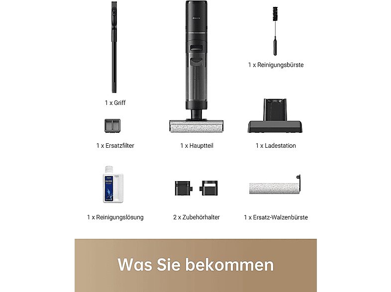DREAME H12 Pro Nass-/Trockensauger, Akkubetrieb