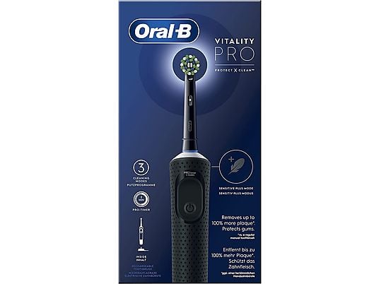 ORAL-B Vitality Pro D103 - Elektrische Zahnbürste (Schwarz)