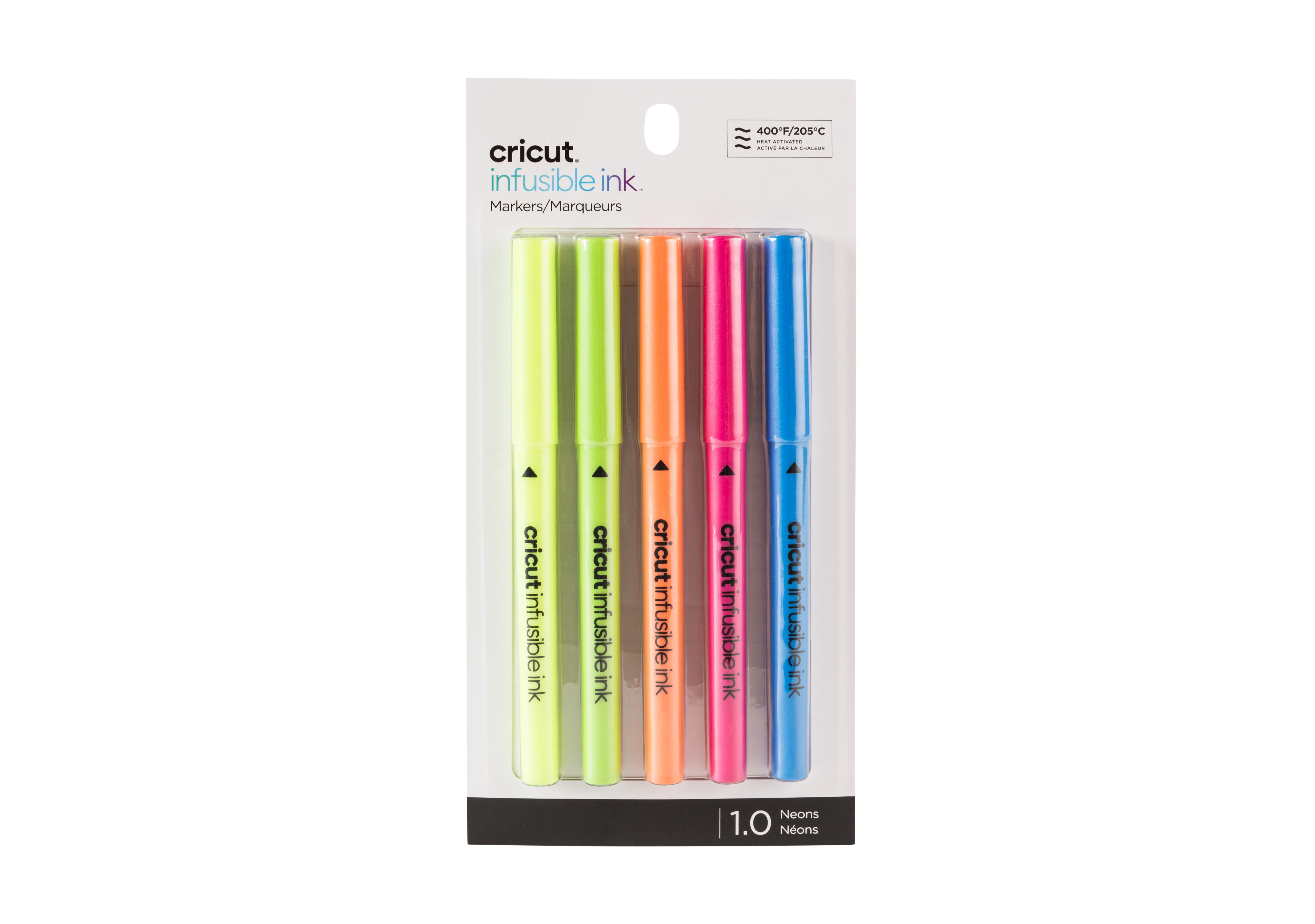 Ink Pack Infusible CRICUT Neonfarben Stifte 5er