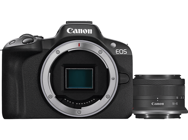 Canon Hybride Camera Eos R50 + Rf-s 18-45 Mm (5811c013aa)