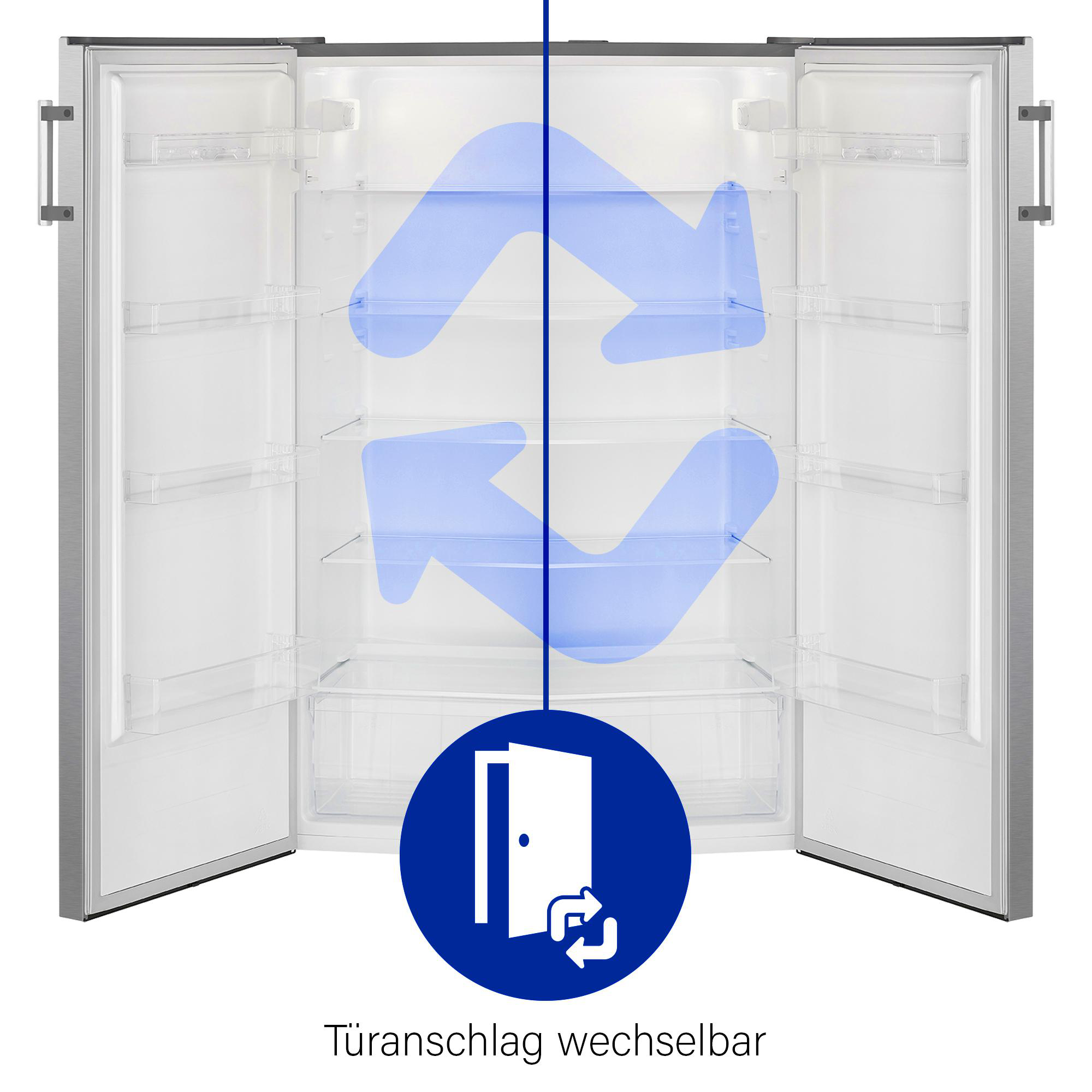 BOMANN VS 7316.1 Kühlschrank (242 l, E, 1434 mm hoch, Edelstahl)