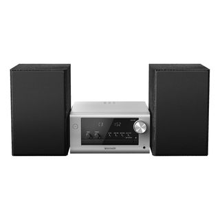 PANASONIC SC-PM704EG-S - Micro impianto stereo (Argento/nero)