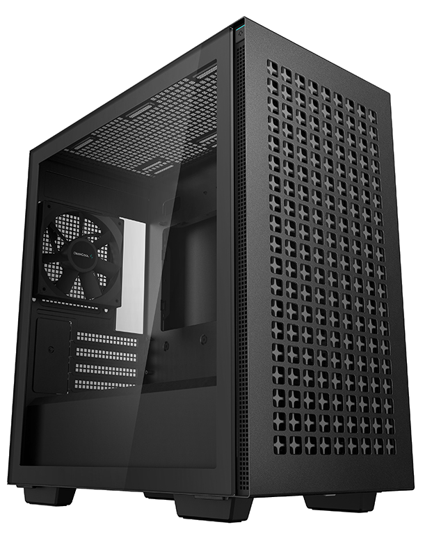 DEEPCOOL CH370 ablakos számítógépház, fekete (R-CH370-BKNAM1-G-1)
