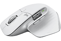 LOGITECH Maus MX Master 3S, Bluetooth/USB, 2.4 GHz via USB, 8000dpi, Pale Grey