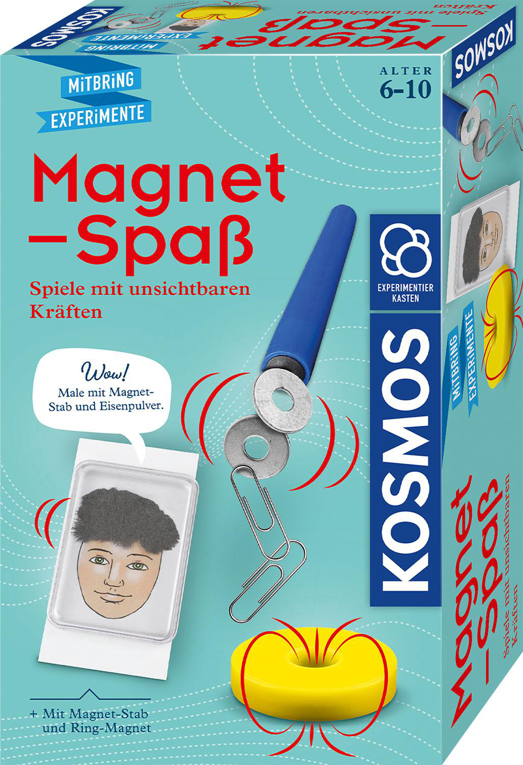 Experiemtierkasten, KOSMOS Mehrfarbig Magnet-Spaß