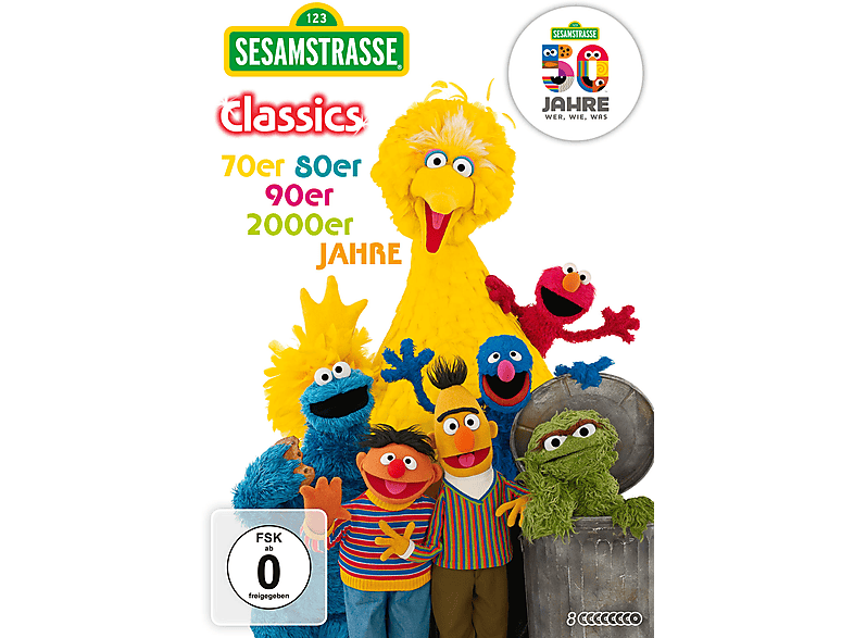 Die Sesamstraße Classics Box 70er bis 2000er Jahre [DVD] online kaufen MediaMarkt