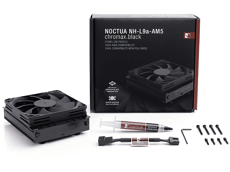 NOCTUA NH-L9a-AM5 chromax.black CPU-Kühler — Foto 3 von 3
