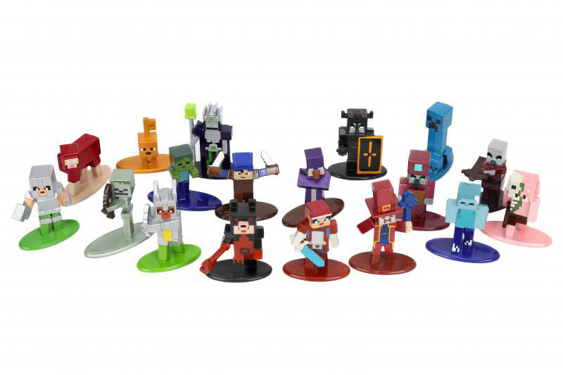 JADA Minecraft 20er Pack Nano Wave 7, 4 cm Spielfiguren