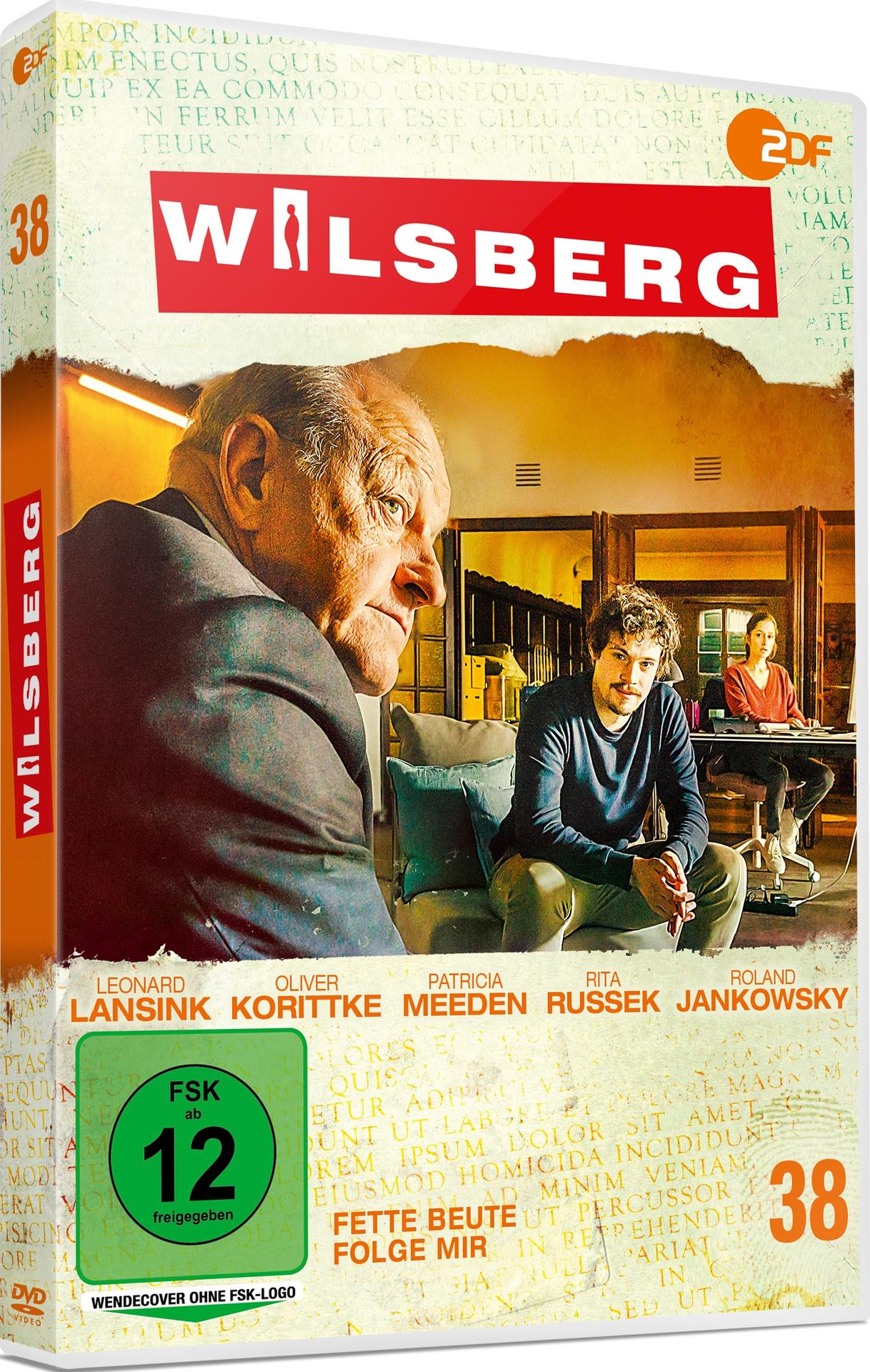 DVD-Cover des Films 'Wilsberg'. Ein Mann schaut nachdenklich zur Seite.