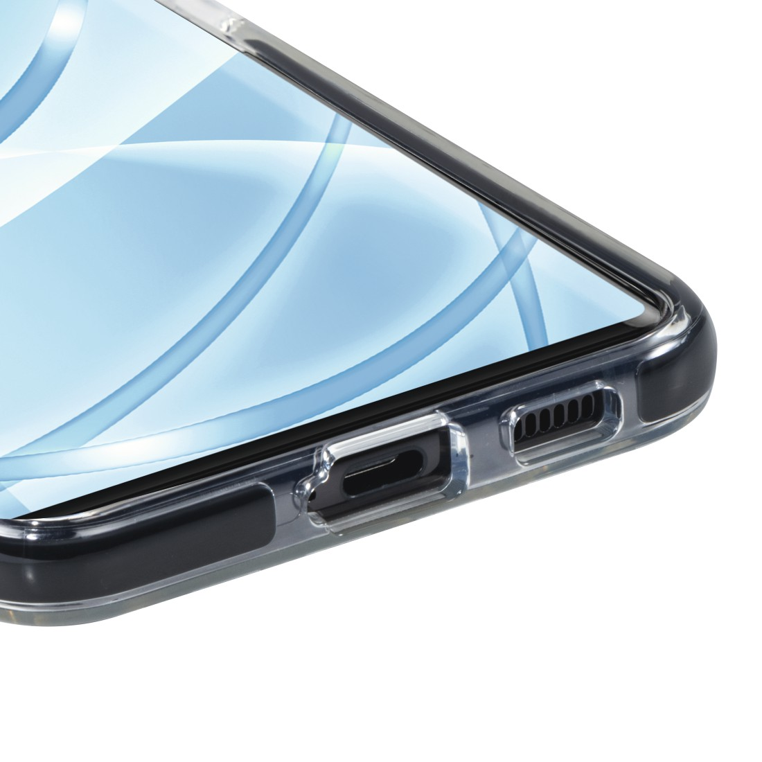 HAMA Protector, Backcover, Samsung, 5G, A54 Galaxy Schwarz/Transparent