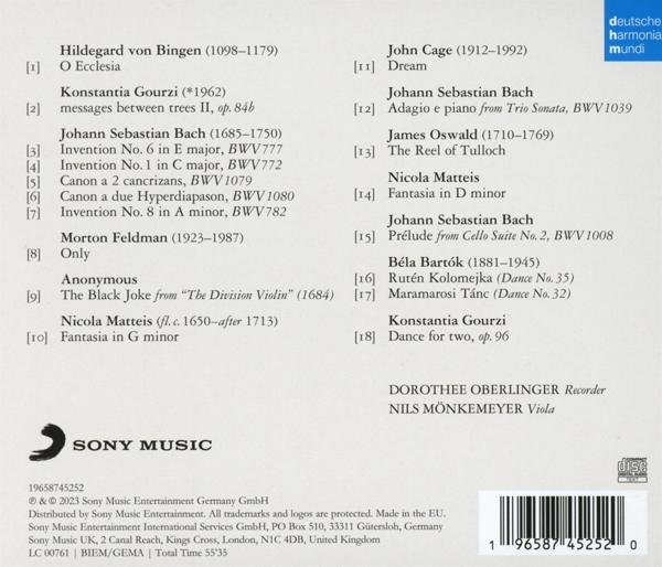 CD-Cover mit musikalischen Kompositionen verschiedener Komponisten.