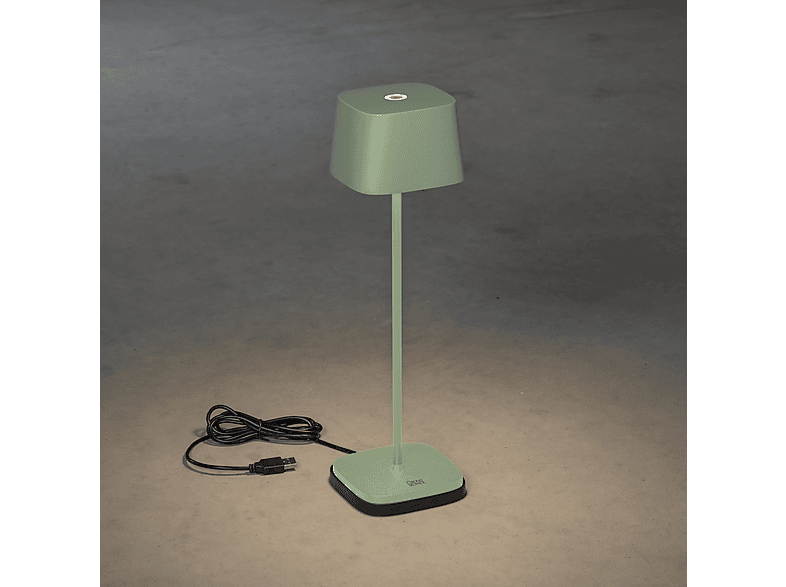 KONSTSMIDE Capri Außenleuchte, Grün , verstellbare Farbtemperatur