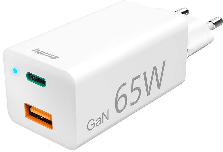 Hama 125130 Lader 1x Usb-c + A 65w Wit