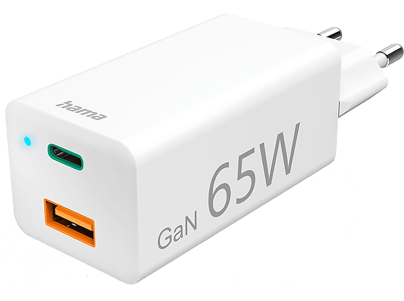 Hama 125130 Lader 1x Usb-c + A 65w Wit