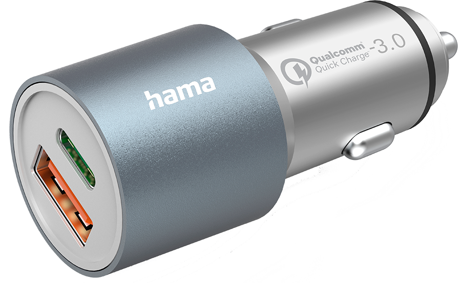 Hama 125127 Autolader 1x Usb-c + A 38w