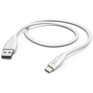 HAMA 125101 Kabel USB-A - USB-C 1.5m Wit