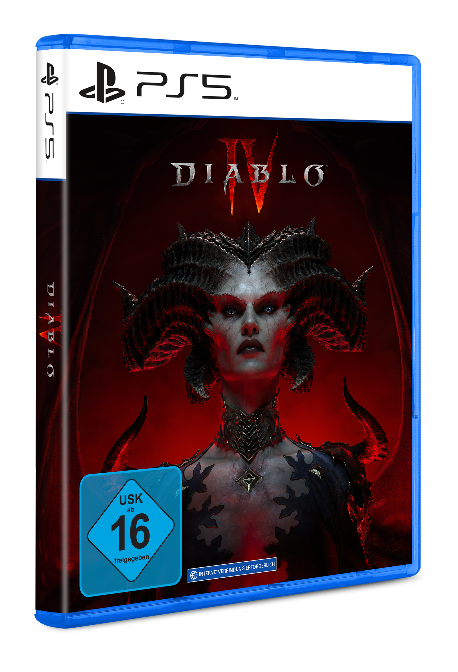 Diablo IV Spielbox für die PS5-Konsole.