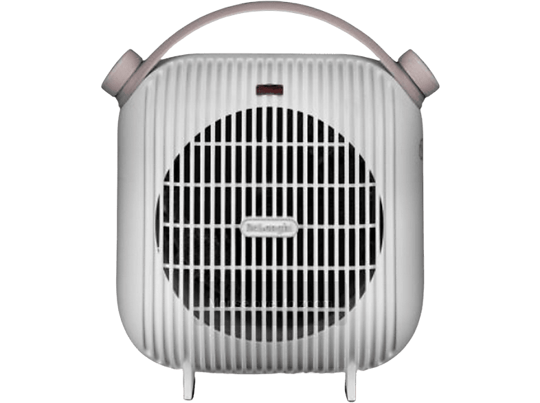 Calefactor - De'Longhi Termoventilador Capsule Hobby HFS30B24.W, 2400 W, 2 Niveles de potencia, IP21, Apagado automático, Blanco