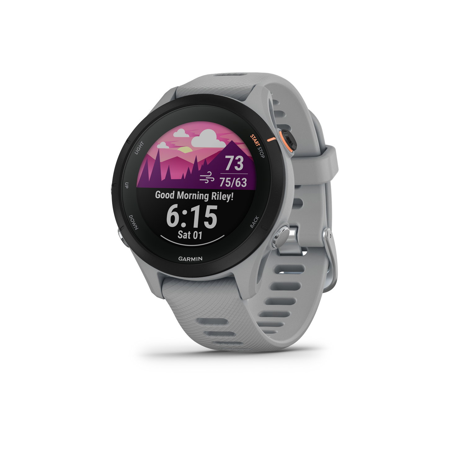Reloj deportivo - Garmin Forerunner 255, Gris, Pantalla 1.3", Garmin Pay™, Bluetooth, Autonomía 14 días modo reloj inteligente y 30 horas en modo GPS