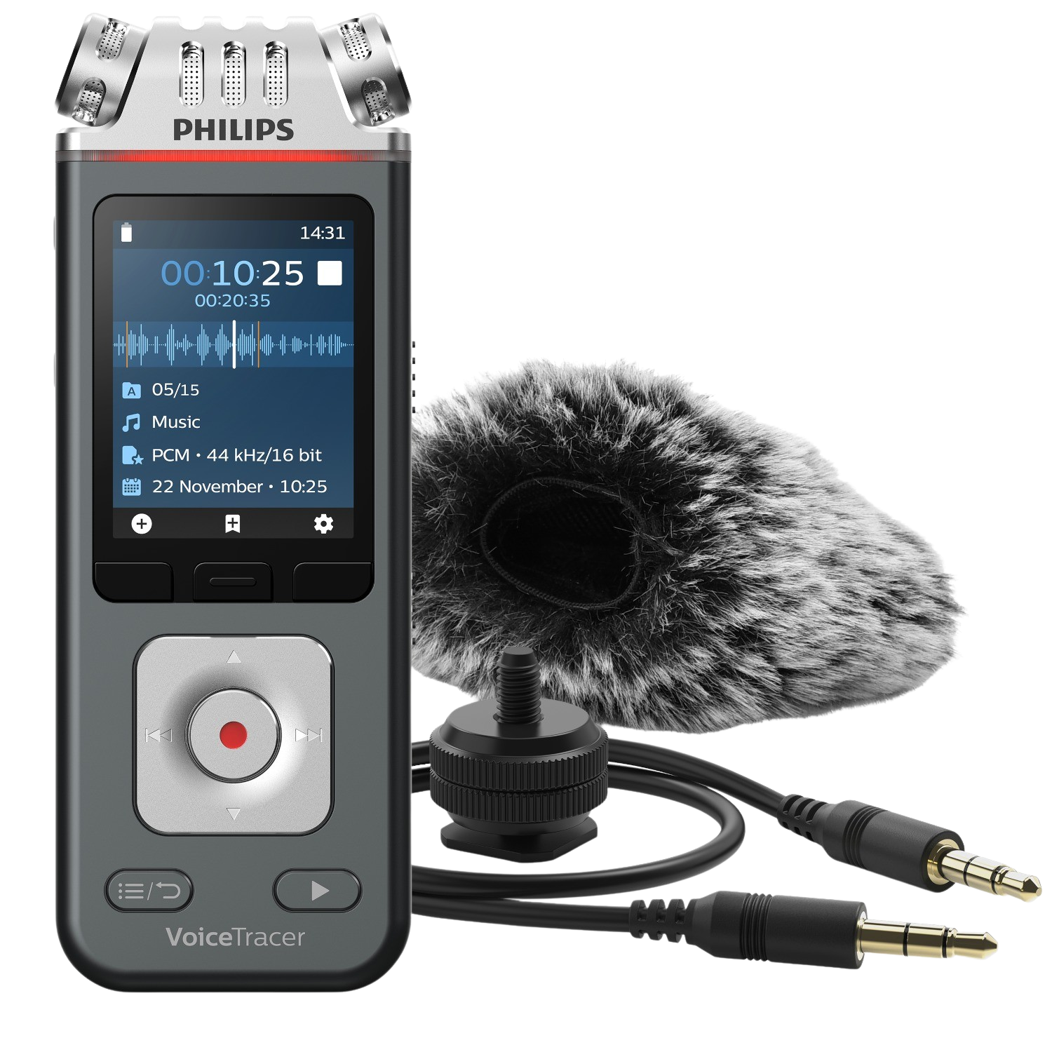 PHILIPS Dictaphone VoiceTracer 8 GB Vlog (DVT7110)