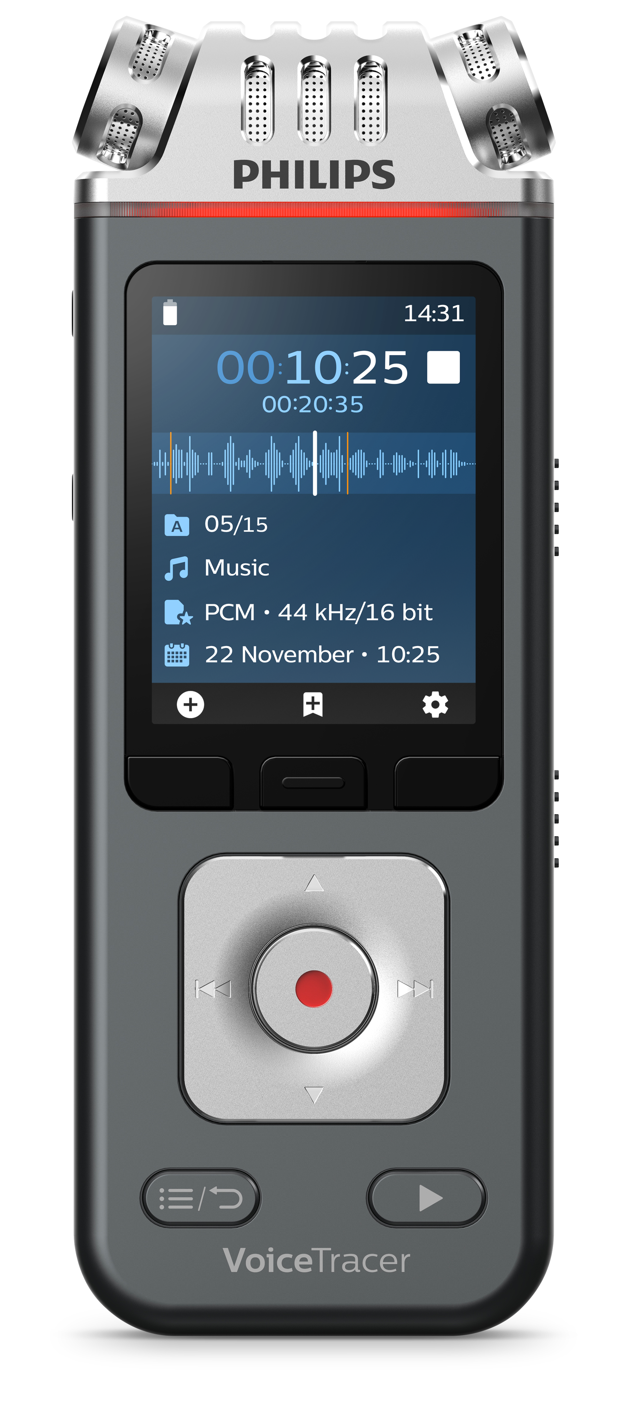 PHILIPS Dictaphone VoiceTracer 8 GB Vlog (DVT7110)