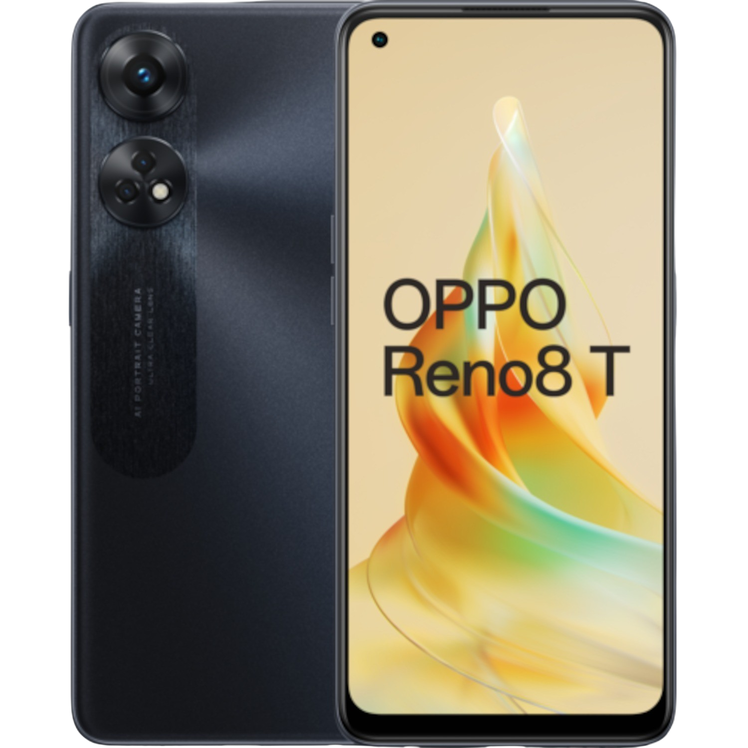 OPPO Smartphone Reno8 T 128 GB Midnight Black (CPH2481MK)