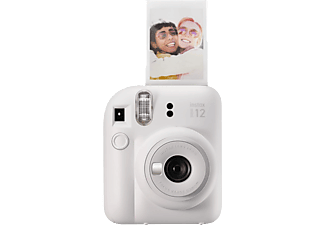 FUJIFILM Instax Mini 12 Clay White instant fényképezőgép, Mini formátumú, fehér