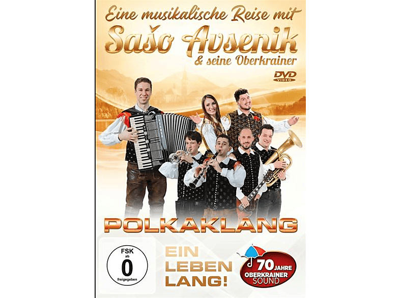 Saso Avsenik & Seine Oberkrain - Polkaklang ein Leben lang! Eine musikalische Reise  - (DVD) | Musik-DVD & Blu-ray