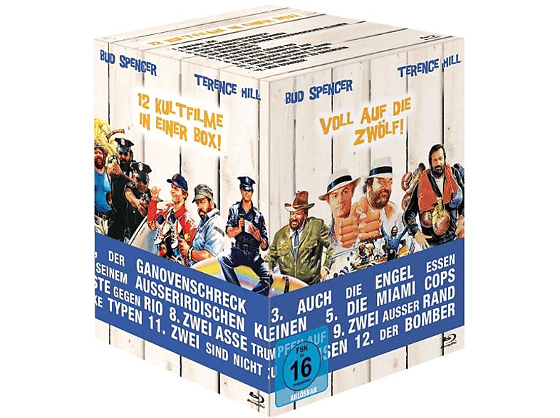 14 Filme DIE BUD SPENCER JUMBO BOX XXL Terence Hill PLATTFUSS