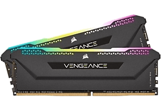 CORSAIR Vengeance Rgb Pro Sl 16GB (2x8) 3200MHZ CL16 CMH16GX4M2Z3200C16 DDR4 Ram Bellek Siyah