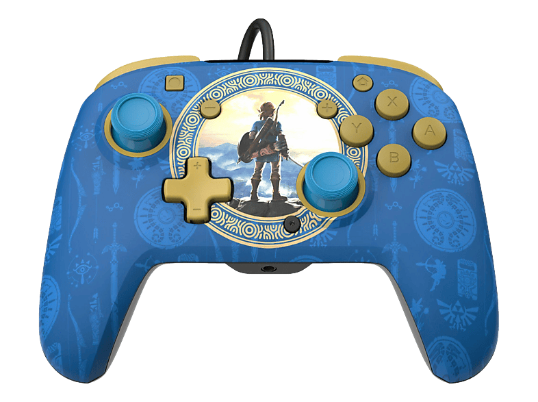 PDP Switch Rematch - The Legend of Zelda: Hyrule Controller (Blau/Gold/Schwarz)