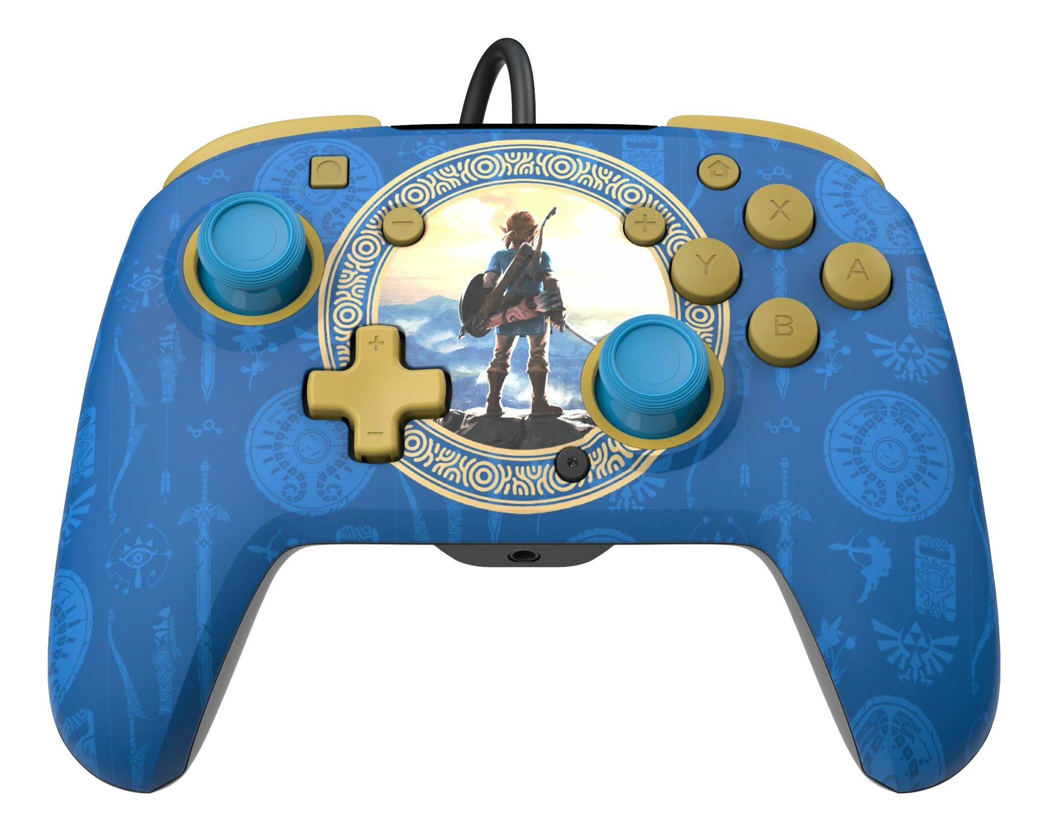 PDP Switch Rematch - The Legend of Zelda: Hyrule - Controller (Blau/Gold/Schwarz)