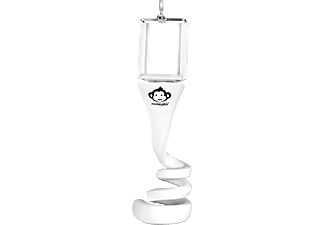 MONKEYSTICK Perche à selfie flexible - Support pour portable (Blanc)