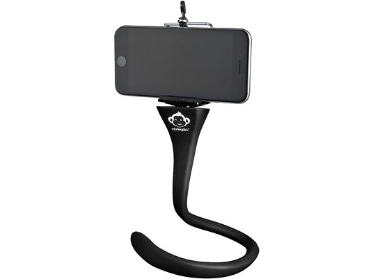 MONKEYSTICK Perche à selfie flexible - Support pour portable (Noir)