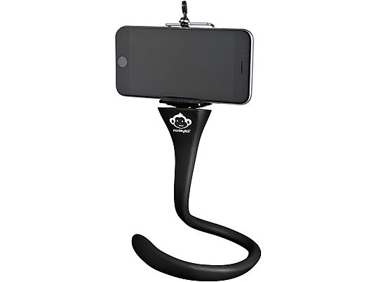MONKEYSTICK Bastone per selfie flessibile - Supporto per cellulare (Nero)