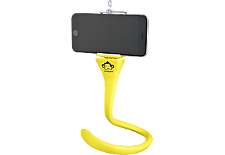 MONKEYSTICK Perche à selfie flexible - Support pour portable (Jaune)