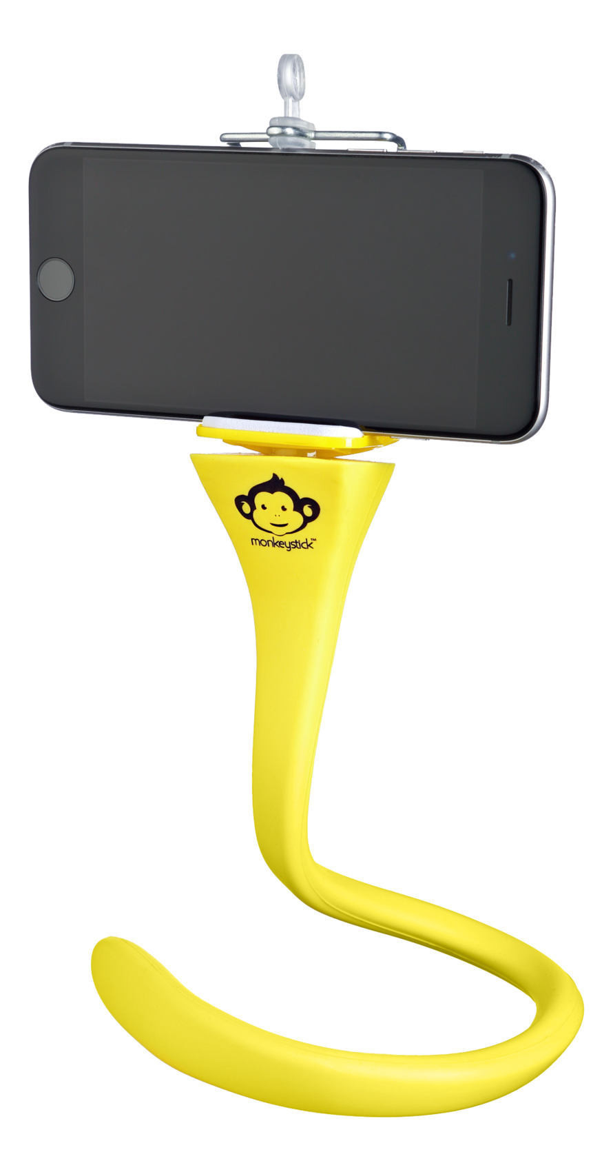 MONKEYSTICK Flexibler Selfie Stick - Handyhalterung (Gelb)