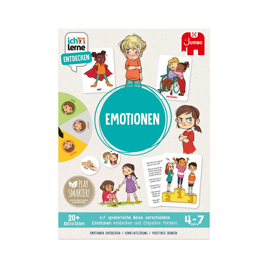 entdecken Ich JUMBO Emotions lerne Kinderspiel Mehrfarbig