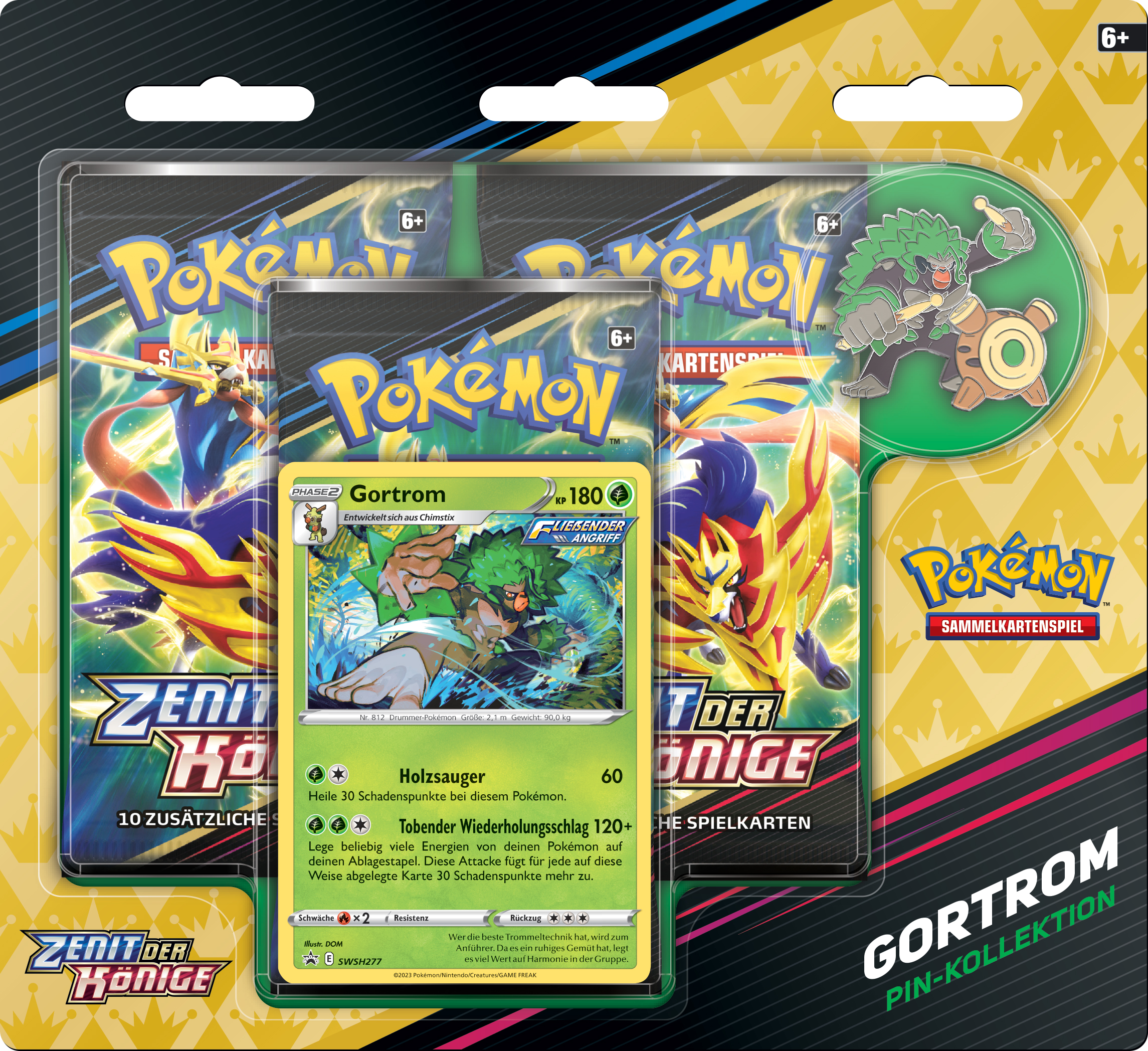 THE POKEMON COMPANY INT. 45472 Pokémon SWSH12.5 PIN Collection DE Spielset