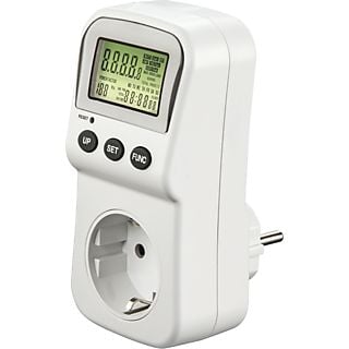 Medidor energía - Hama 00223561, 37 W, 250 V, Universal, Blanco