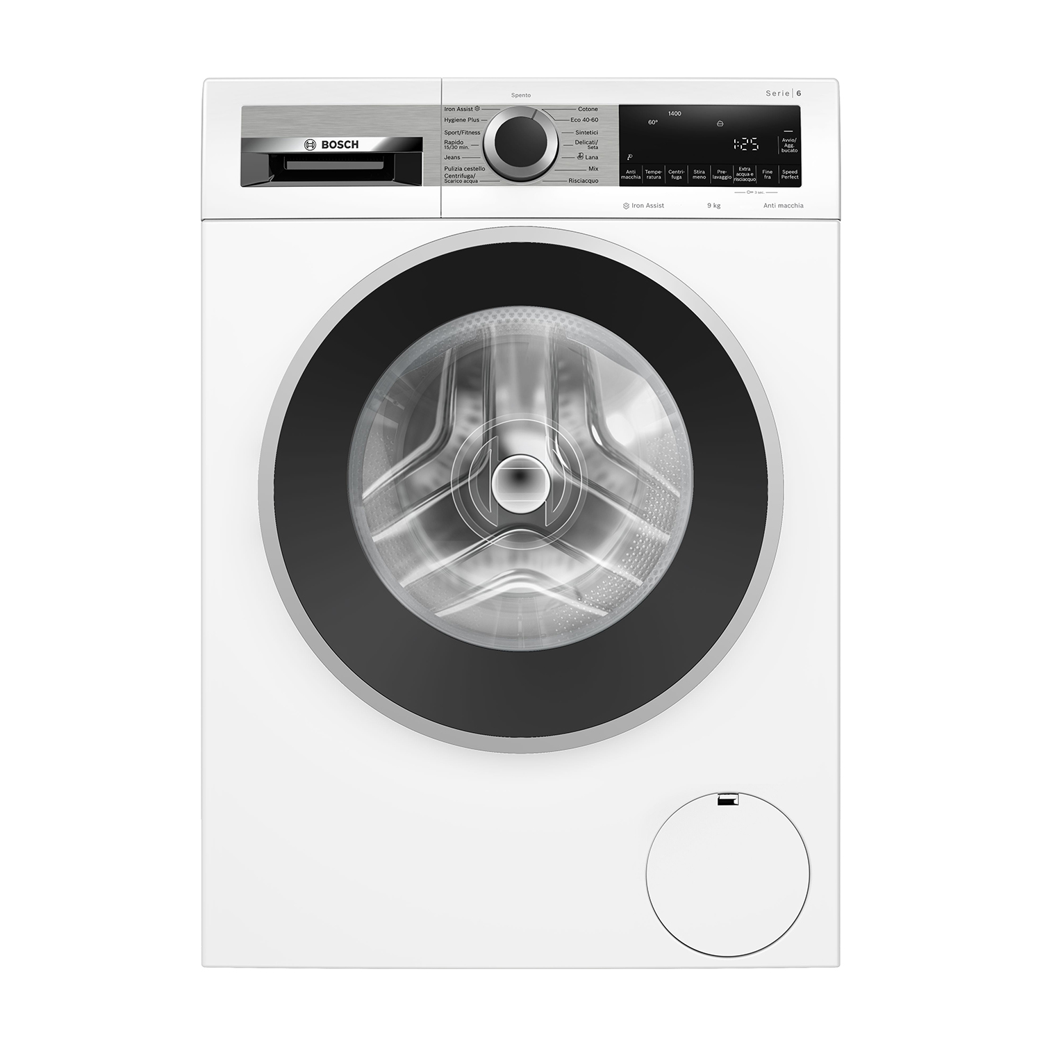 Bosch Wgg244Z1It Lavatrice, Caricamento frontale, 9 kg, 59 cm, Classe A