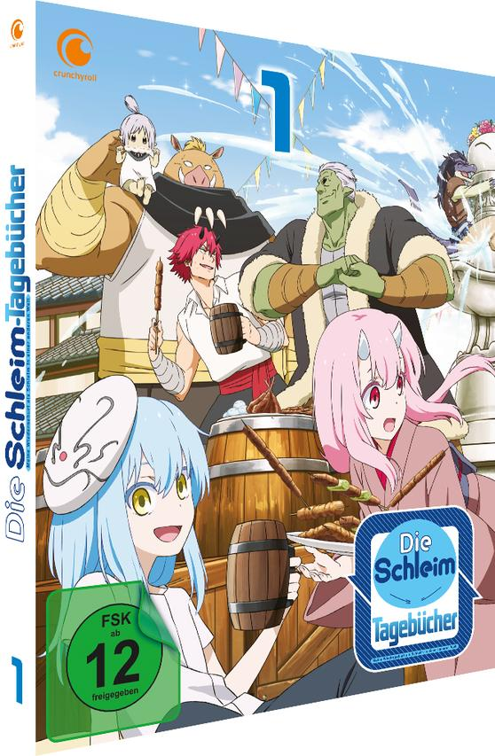 Ein DVD-Cover für eine Anime-Serie, mit Charakteren und der Zahl '1'.