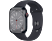 APPLE Watch S8 GPS + Cellular 45 mm Boîtier Aluminium Minuit, Bracelet Sport Minuit Regular (MNK43NF/A)