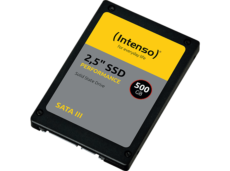 INTENSO Performance Festplatte, intern GB Zoll, 500 Gbps, 6 SSD, Interner SATA 2,5 Speicher