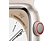APPLE Watch S8 GPS + Cellular 45 mm Boîtier Aluminium Lumière stellaire, Bracelet Sport Lumière stellaire Regular (MNK73NF/A)