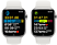 APPLE Watch S8 GPS + Cellular 45 mm Boîtier Acier inoxydable Argent, Bracelet Sport Blanc Regular (MNKE3NF/A)