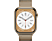 APPLE Watch S8 GPS + Cellular 45 mm Boîtier Acier inoxydable Or, Bracelet Milanais Or (MNKQ3NF/A)