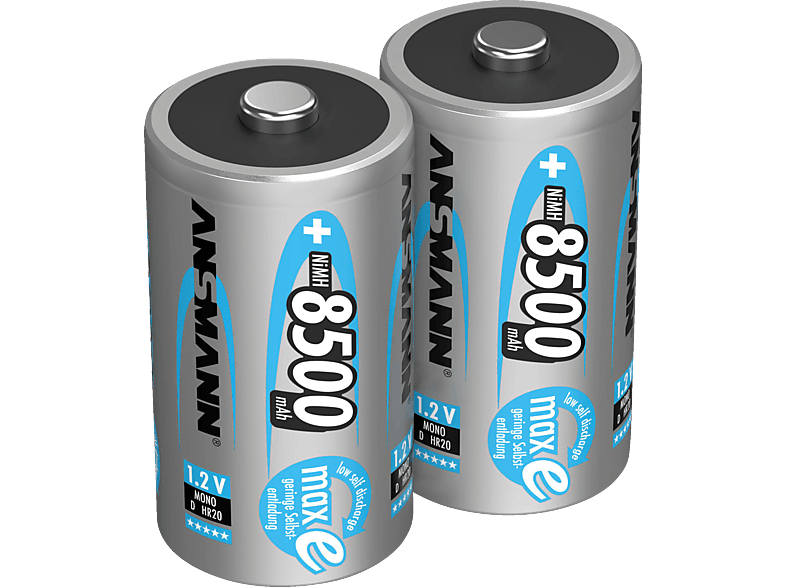 ANSMANN 5035362 D Wiederaufladbare Batterie, Ni-MH, 1.2 Volt 2 Stück