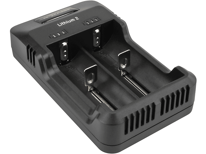 Thumbnail - ANSMANN Lithium 2 Ladegerät Universal, für NiMH Akkus: 1.45 Volt, Li-Ion 3.6/3.7 4.2 Volt Micro AAA: 500mA (1-2), Mignon...